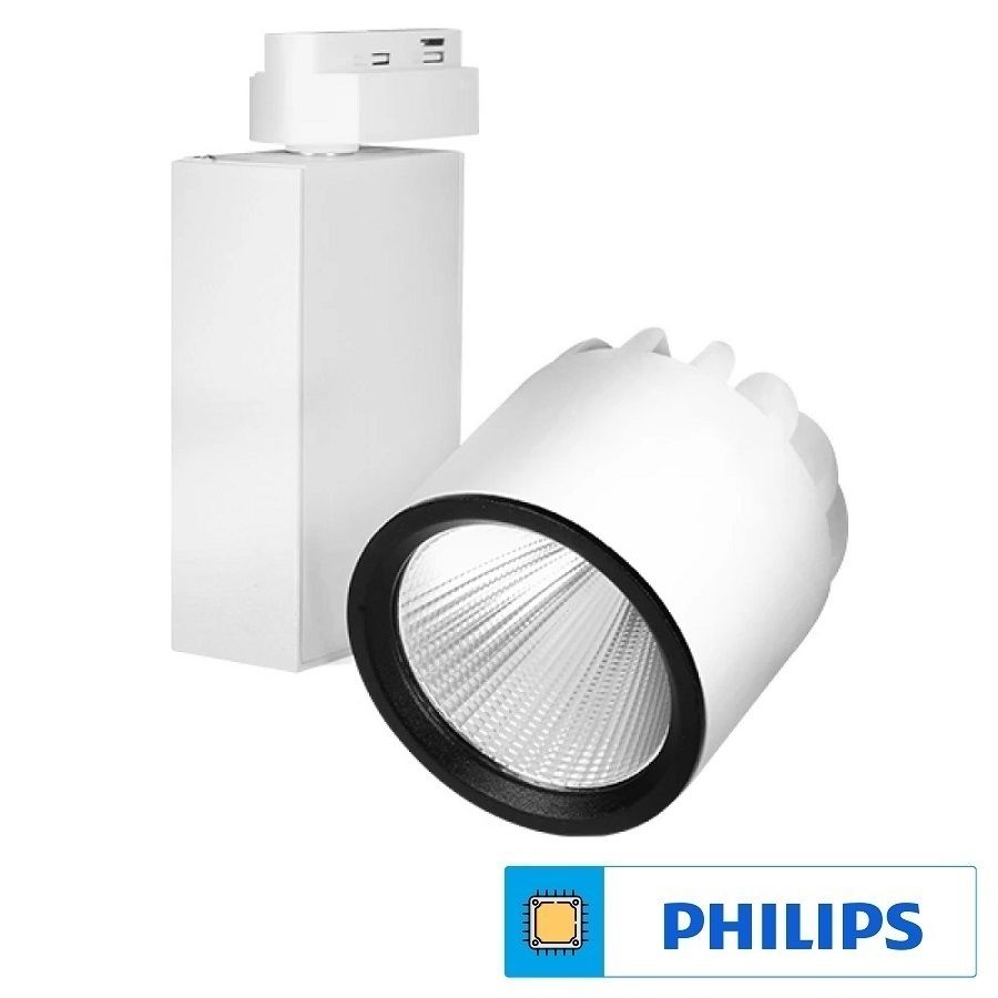 Braytron BD30-20410 Beyaz Kasa 40 Watt PHILIPS LED Ray Spot - Ilık Beyaz (4000K)