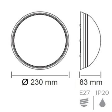HOROZ 400-211-101 RÜZGAR GÜLÜ Opal Camlı Füme Glop Armatür (E27 Duylu)