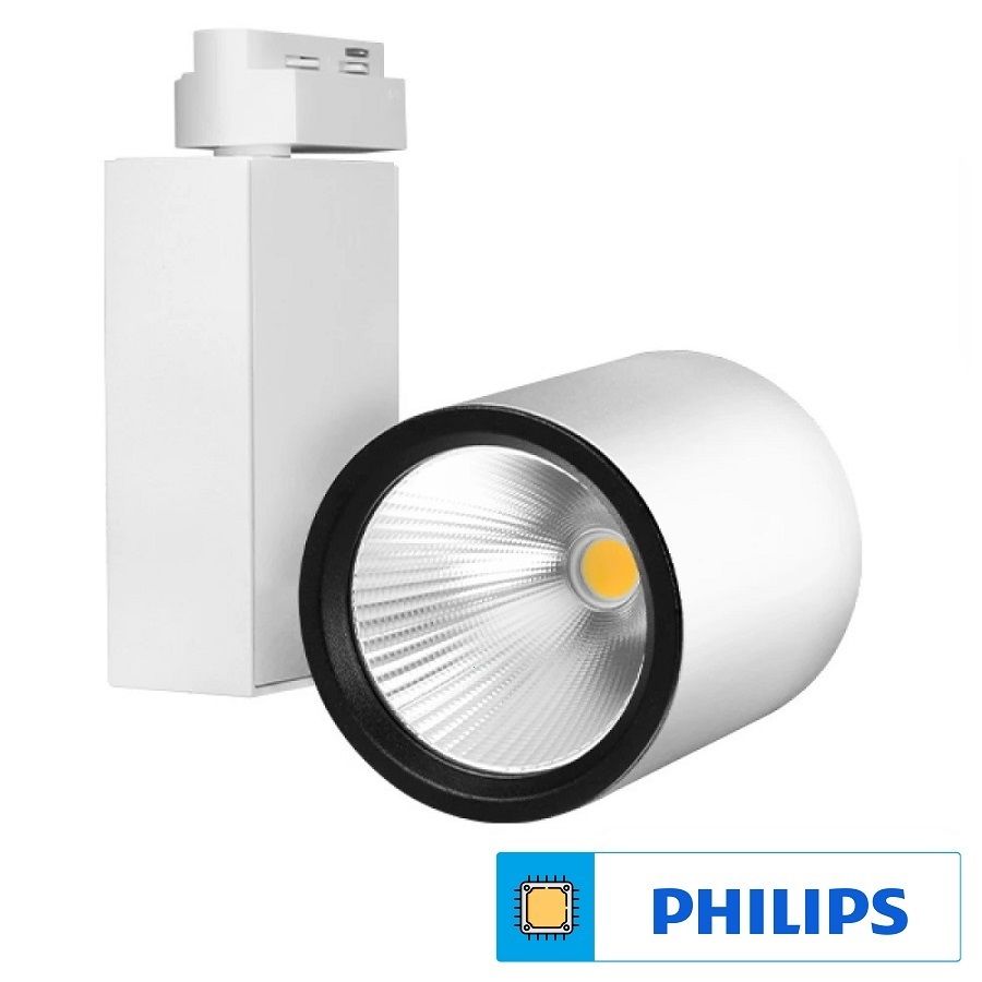 Braytron BD30-20230 Beyaz Kasa 40 Watt PHILIPS LED Ray Spot - Beyaz Işık (6500K)