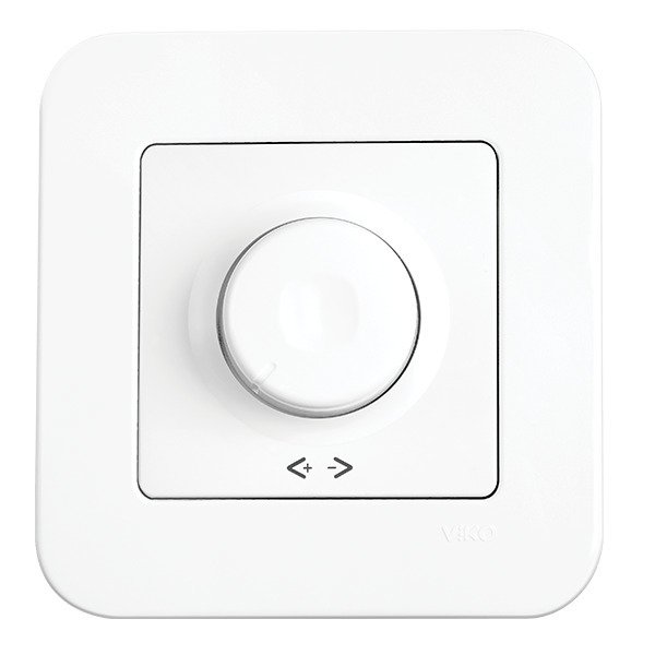VİKO Linnera/Rollina 90440020 Rotatif Dimmer (RL 600W/VA) [Beyaz]