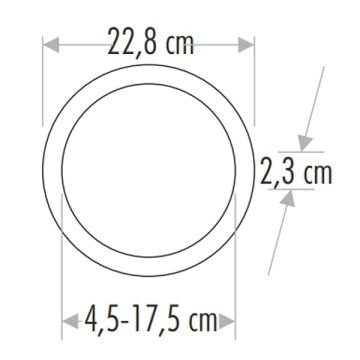 CATA CT-5648 20 Watt Sıva Altı Yuvarlak LED Panel