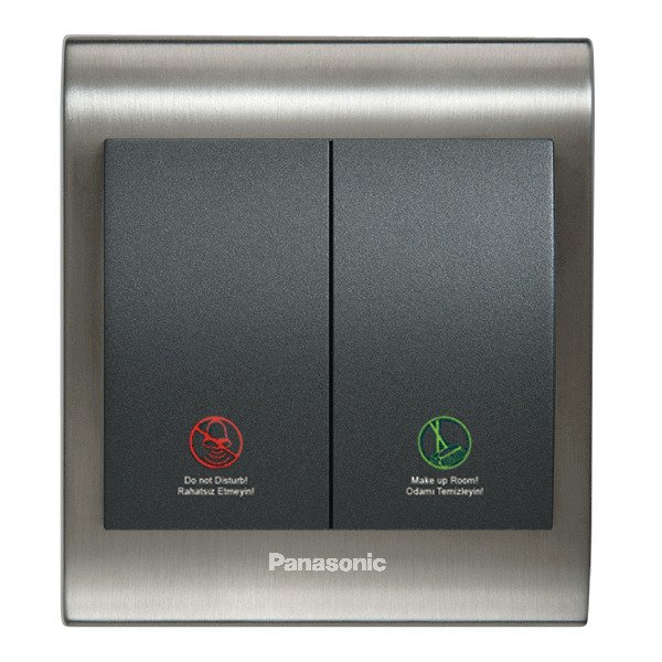 VİKO Ultima/Sistema/Optima WBTR0014-5DG DND/MUR Komütatör Düğmesi [Koyu Gri]