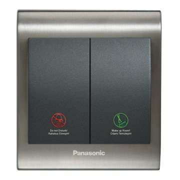 VİKO Ultima/Sistema/Optima WBTR0014-5DG DND/MUR Komütatör Düğmesi [Koyu Gri]