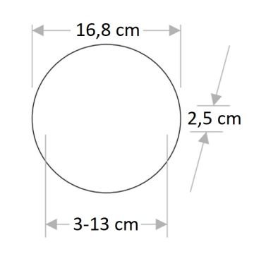 CATA CT-5662 25 Watt Ayarlanabilir Yuvarlak LED Panel