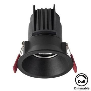 MOLLED MOL4164M Dali Dimli 10 Watt Siyah Sıva Altı Yuvarlak LED Spot (SAMSUNG/OSRAM/PHILIPS LED & EAGLERISE/PHILIPS/LIFUD Driver)