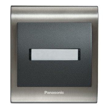 VİKO Ultima/Sistema/Optima WBTR0020-5DG Etiketli Zil Anahtarı Düğmesi [Koyu Gri]