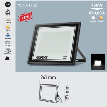 NOAS YL70-1150 150 Watt LED Projektör