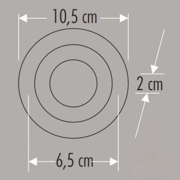 CATA CT-5150 7 Watt Okyanus Sıva Altı Yuvarlak LED Panel