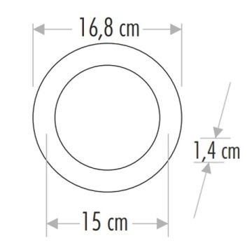 CATA CT-5147 12 Watt Sıva Altı Yuvarlak LED Panel