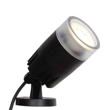 ZİTA 262-Beyaz Şeffaf Camlı Kazıklı Çim Armatürü - PC Gövde - GU10 Duylu - IP65