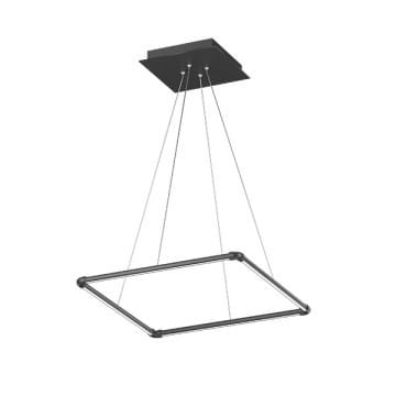 GOYA GY 8123-2 Siyah/Beyaz Kasa 28 Watt 49x49 cm Kare Lineer Avize