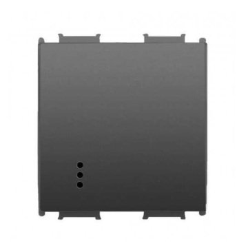 VİKO Ultima/Sistema/Optima WVTR2002-4DG-I Işıklı İki Kutuplu Anahtar (2M) [Füme]