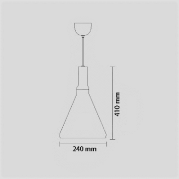 CL-7055 Dekoratif Retro Avize