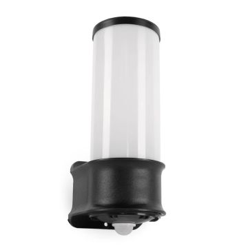 ACK AG56-04021 Sensörlü Siyah Dış Mekan Aplik - IP54 - PC Gövde - E27 Duylu