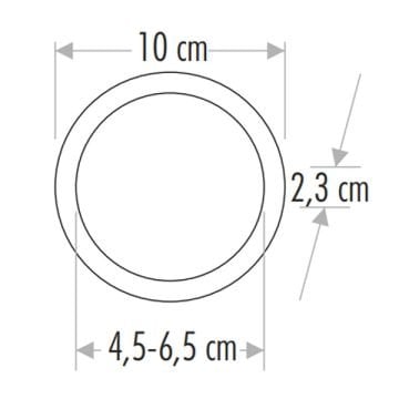 CATA CT-5645 6 Watt Sıva Altı Yuvarlak LED Panel