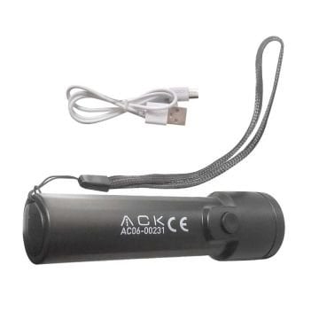ACK AC06-00231 Şarjlı Çift Kademeli LED El Feneri