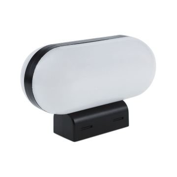 ACK AG40-01602 10 Watt Siyah Dış Mekan LED Aplik - IP65 - Gün Işığı (3000K)