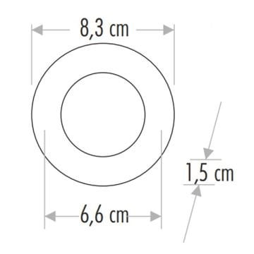 CATA CT-5144 3 Watt Sıva Altı Yuvarlak LED Panel