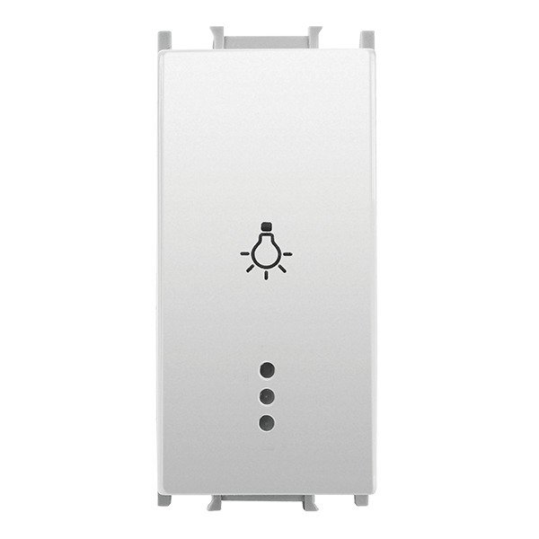 VİKO Ultima/Sistema/Optima WVTR1017-4MW Işıklı Light Anahtarı (1M) [Metalik Beyaz]