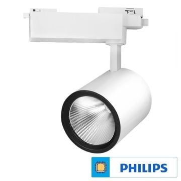 Braytron BD30-01300 Beyaz Kasa 30 Watt PHILIPS LED Ray Spot - Gün Işığı (3000K)