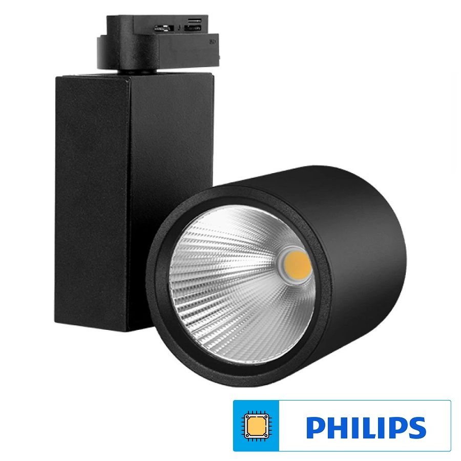 Braytron BD30-00231 Siyah Kasa 30 Watt PHILIPS LED Ray Spot - Beyaz Işık (6500K)