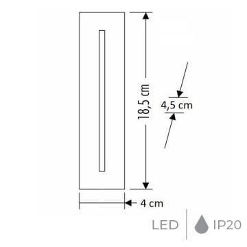 CATA CT-5172 3 Watt Beyaz Sıva Altı CREE LED Merdiven Armatürü - Gün Işığı (3200K)
