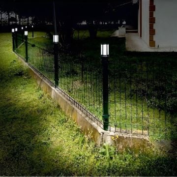 ZİTA 271KD Galata Kafesli Çit Üstü Aplik - PC Gövde - E27 Duylu - IP54