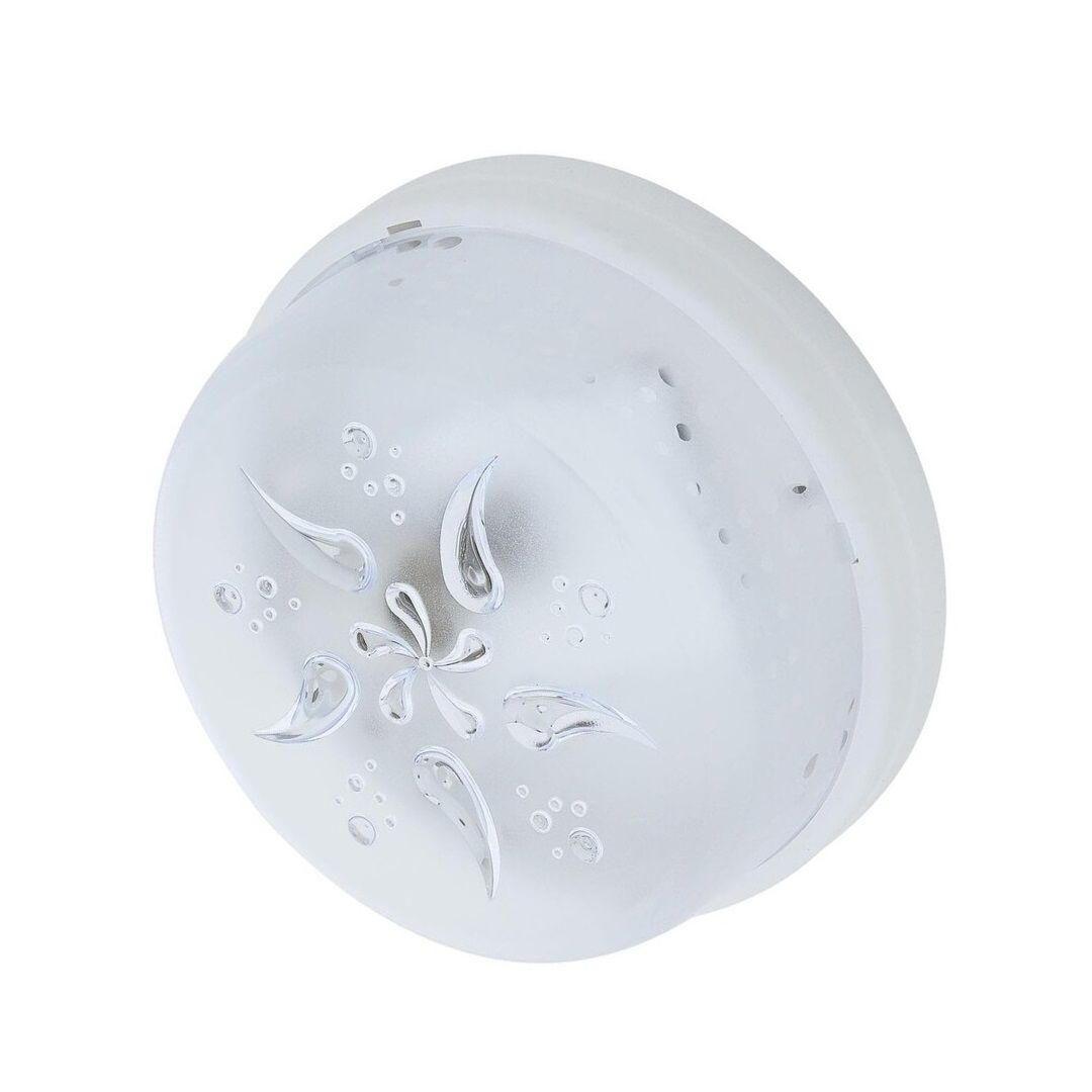 HOROZ 400-001-100 RÜZGAR GÜLÜ Opal Camlı Beyaz Glop Armatür (E27 Duylu)