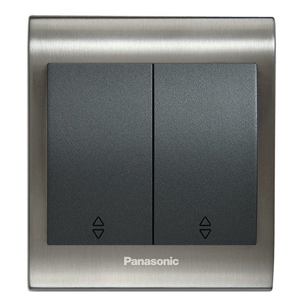 VİKO Ultima/Sistema/Optima WBTR0011-5DG Komütatör Vavien Düğmesi [Koyu Gri]