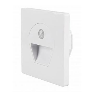 CATA CT-5170 1 Watt Hareket Sensörlü Sıva Altı Kare LED Merdiven Armatürü (Beyaz Kasa)