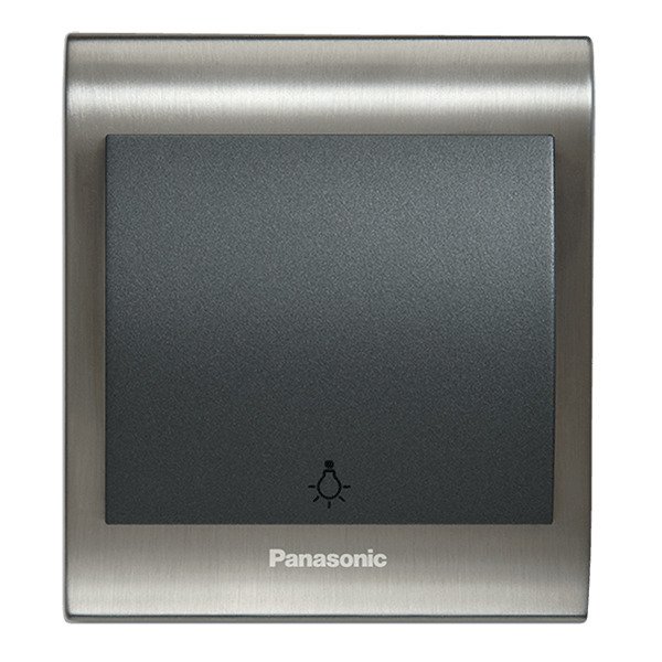 VİKO Ultima/Sistema/Optima WBTR0016-5DG Light Anahtarı Düğmesi [Koyu Gri]