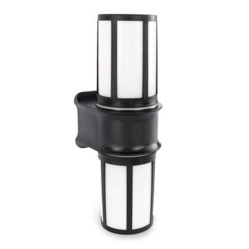 ACK AG57-04321 Siyah Dış Mekan Aplik - IP54 - PC Gövde - E27 Duylu