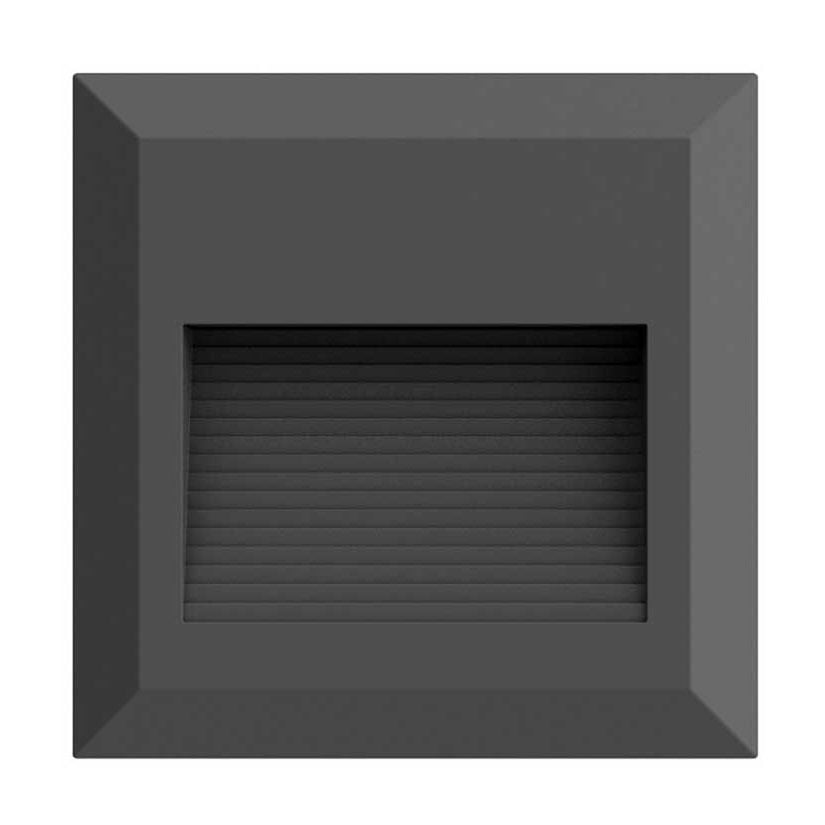 CATA CT-7054 3 Watt Antrasit Sıva Üstü Kare Dış Mekan LED Merdiven Armatürü - Ilık Beyaz (4000K)