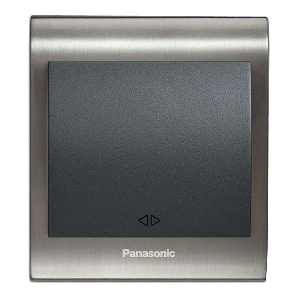 VİKO Ultima/Sistema/Optima WBTR0005-5DG Permütatör (Ara Vavien) Düğmesi [Koyu Gri]