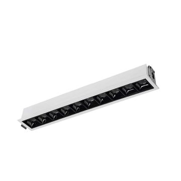 MOLLED MOL4084 10x2 Watt Beyaz-Siyah Sıva Altı LED Spot (SAMSUNG/OSRAM/PHILIPS LED & EAGLERISE/PHILIPS/LIFUD Driver)