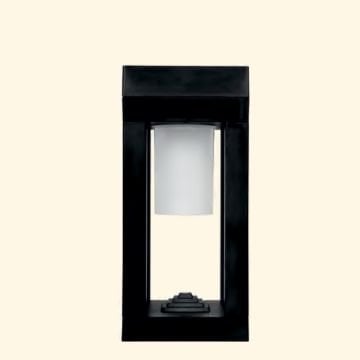 ZİTA 285C Anıt 35 cm Camlı Bollard Armatür - PC Gövde - GU10 Duylu - IP54