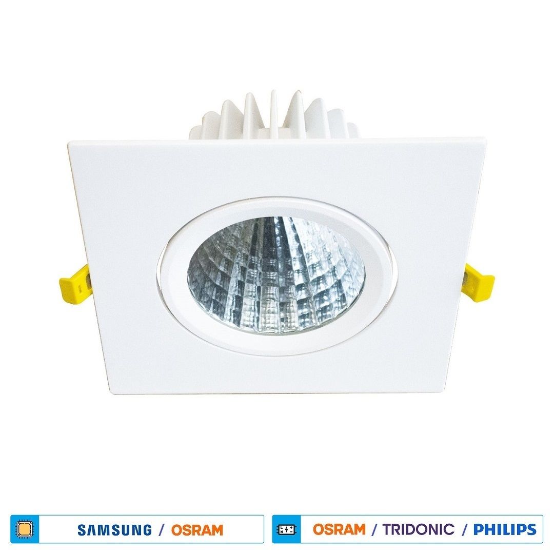 CreaLight AH03-06110 30 Watt Sıva Altı Kare LED Mağaza Spotu - Ilık Beyaz (4000K) [SAMSUNG/OSRAM LED & OSRAM/PHILIPS Driver]