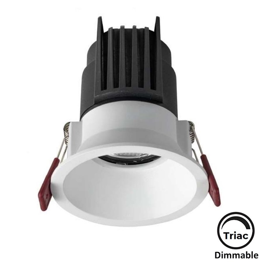 MOLLED MOL4165M Triac Dimli 8 Watt Beyaz Sıva Altı Yuvarlak LED Spot (SAMSUNG/OSRAM/PHILIPS LED & EAGLERISE/PHILIPS/LIFUD Driver)