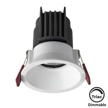 MOLLED MOL4165M Triac Dimli 8 Watt Beyaz Sıva Altı Yuvarlak LED Spot (SAMSUNG/OSRAM/PHILIPS LED & EAGLERISE/PHILIPS/LIFUD Driver)