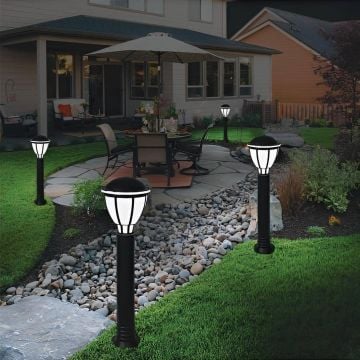 ZİTA 230-80 80 cm Kupa Kafesli Bollard Armatür - PC Gövde - E27 Duylu - IP54