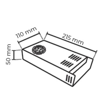 NOAS YL20-0500 12 Volt 40 Amper 500 Watt LED Trafosu