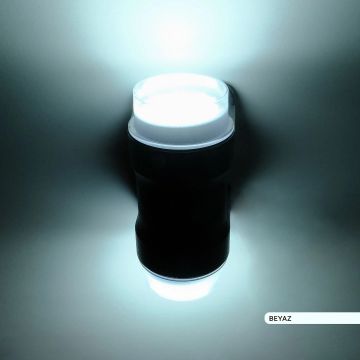 ACK AG56-02020 Şeffaf Reflektörlü Çift Yönlü Dış Mekan Aplik - IP65 - Metal Gövde - GU10 Duylu