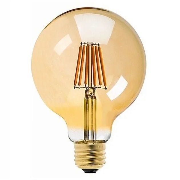 CATA CT-4287 6 Watt G125 LED Rustik Glop Ampul (Amber)