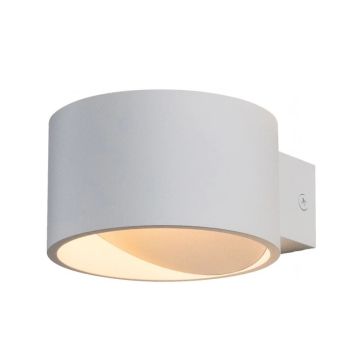 HOROZ 029-006-0008 SİSAM 8 Watt Beyaz Çift Yönlü LED Aplik - Ilık Beyaz (4200K) [Plastik Kasa]