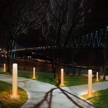 ZİTA 290 70 cm Bollard Armatür - PC Gövde - GU10 Duylu - IP54