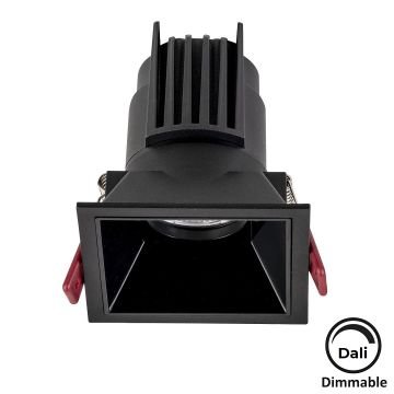MOLLED MOL4150M Triac Dimli 8 Watt Siyah Sıva Altı Kare LED Spot (SAMSUNG/OSRAM/PHILIPS LED & EAGLERISE/PHILIPS/LIFUD Driver)