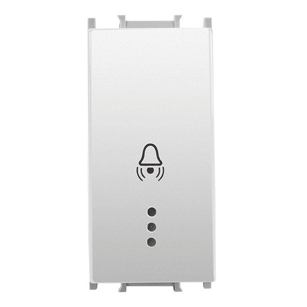 VİKO Ultima/Sistema/Optima WVTR1020-4MW Işıklı Zil Anahtarı (1M) [Metalik Beyaz]