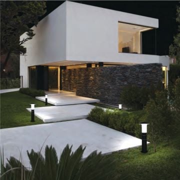 ZİTA 238-60 60 cm Mantar Bollard Armatür - PC Gövde - E27 Duylu - IP54
