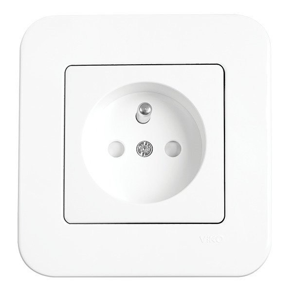 VİKO Linnera Life 90440045 Çocuk Korumalı Topraklı UPS Priz [Beyaz]