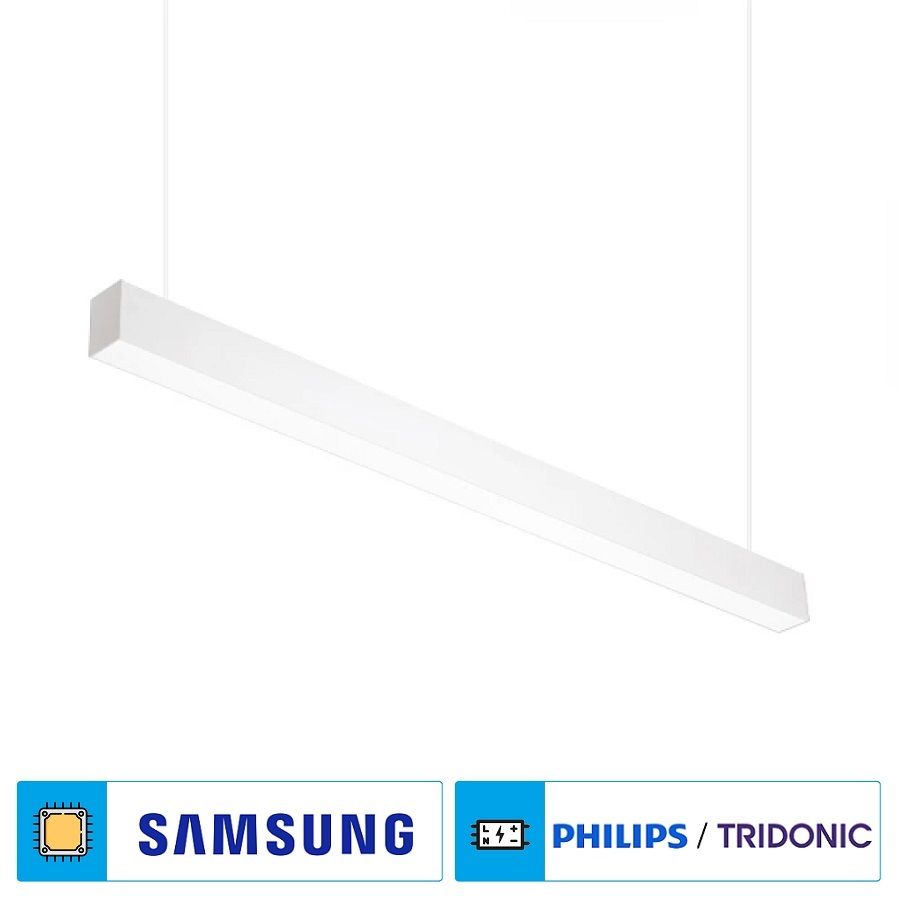 Braytron BN02-02530 75 Watt 5x7x250 cm Beyaz Lineer Armatür [SAMSUNG/PHILIPS LED] - Beyaz Işık (6500K)